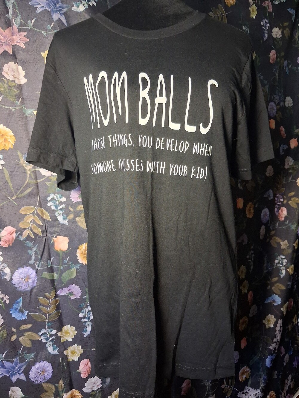 Womens Mom Mothers Themed Graphic Tee - Black